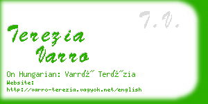 terezia varro business card